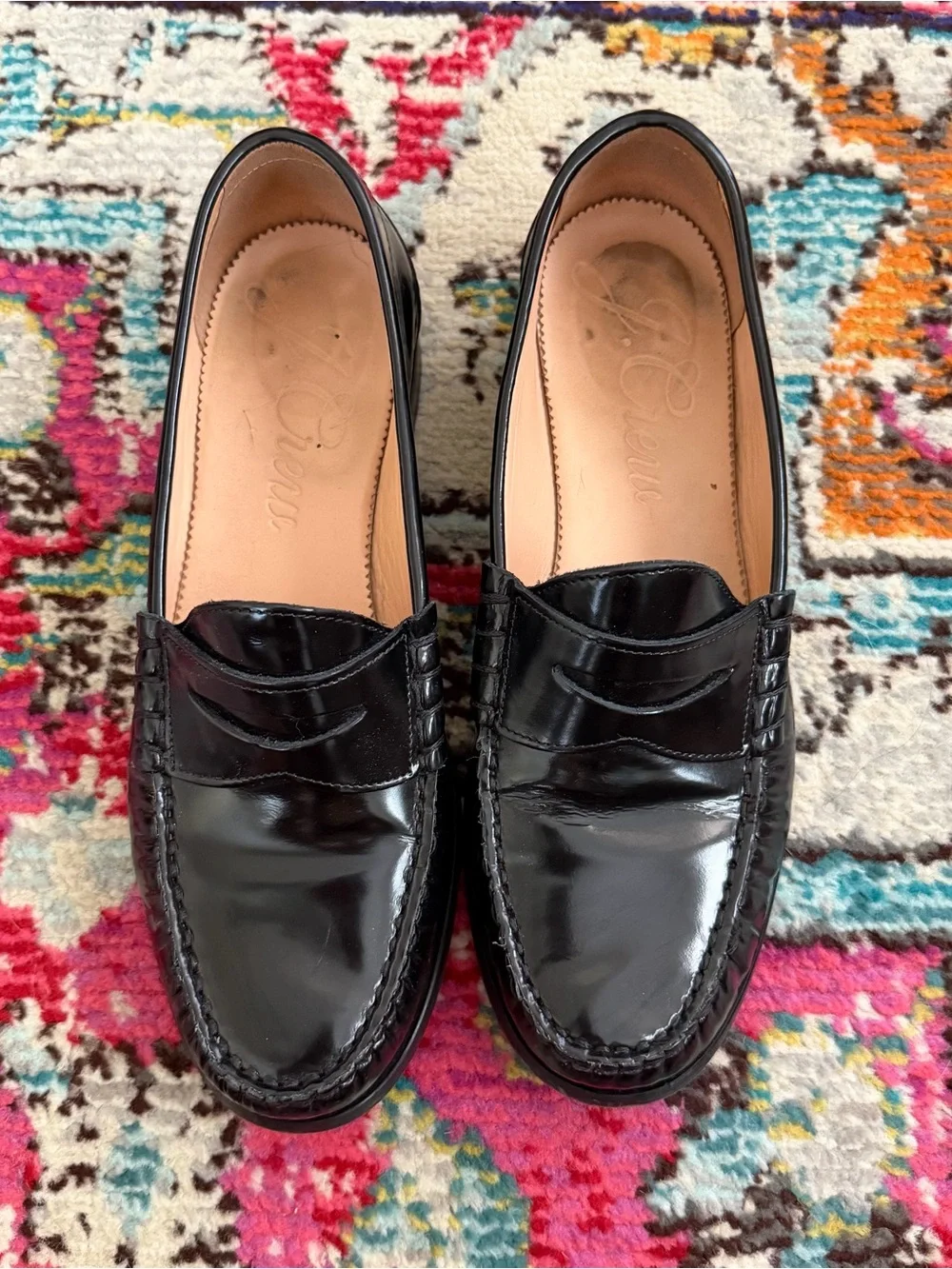 J.Crew Winona Patent Leather Penny Loafer